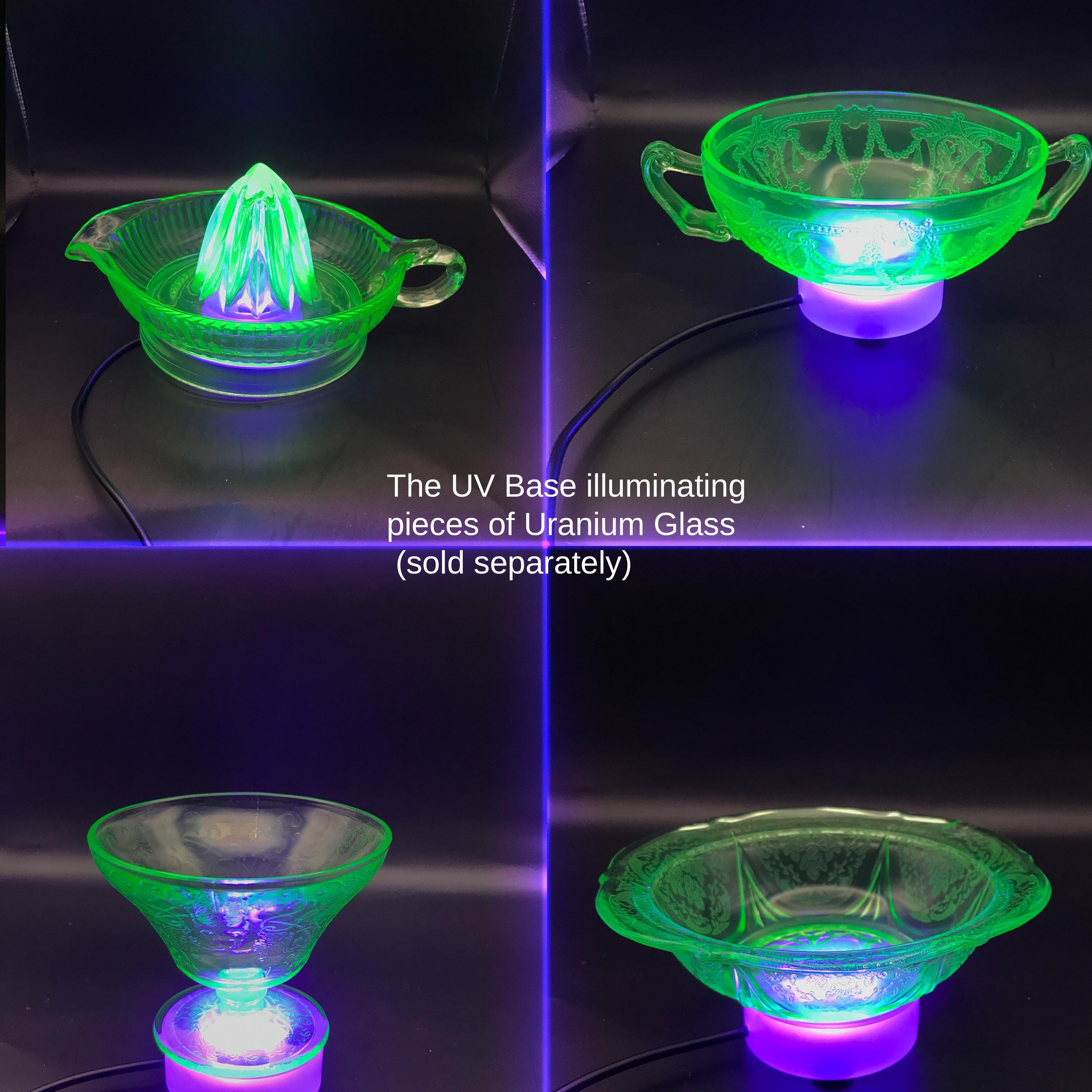 ウランガラス、半透明鉱物、樹脂アート、蛍光ガラス用丸型395nm LED UV ウランガラス、半透明鉱物、樹脂アート、蛍光ガラス用丸型395nm LED UV