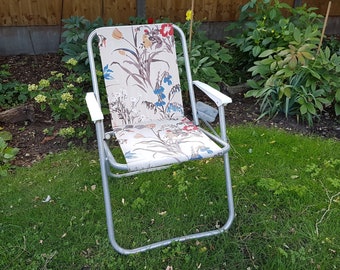 floral camping chair