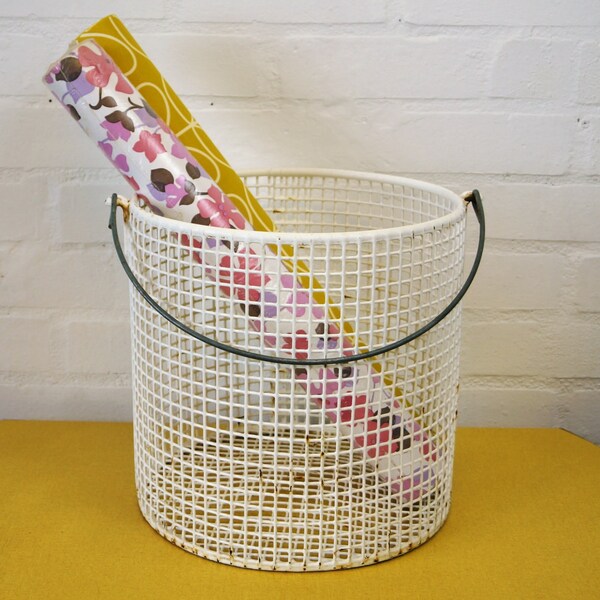 Vintage wire basket