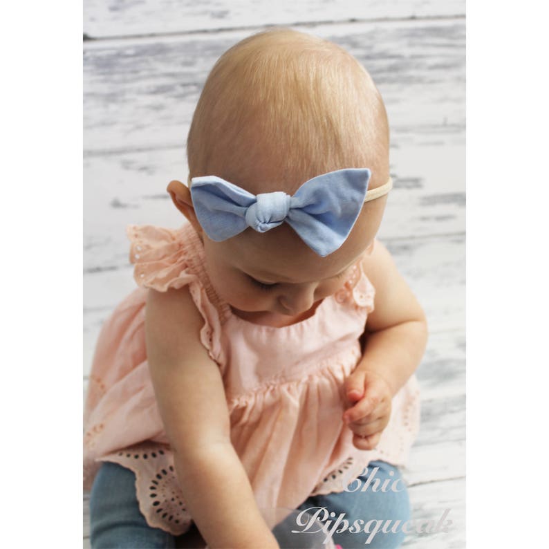 Canvas Knot Headband Knot Headband Baby Nylon Headband Canvas Baby Headband Baby Headband Nylon Knot Headband Baby Knot Headband