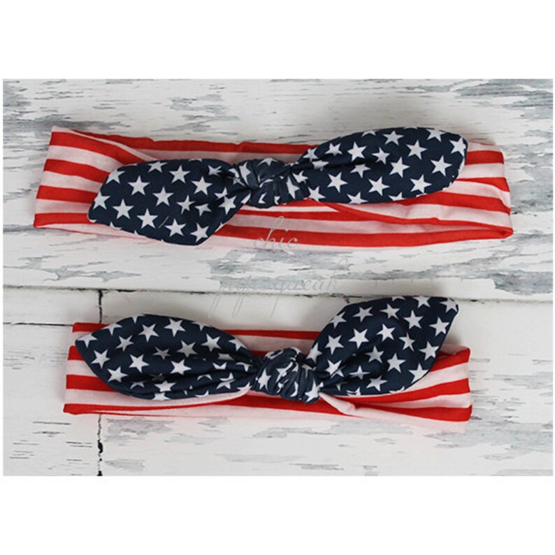 4th of July Baby Headband Baby Headwrap Baby Headband 4th Etsy