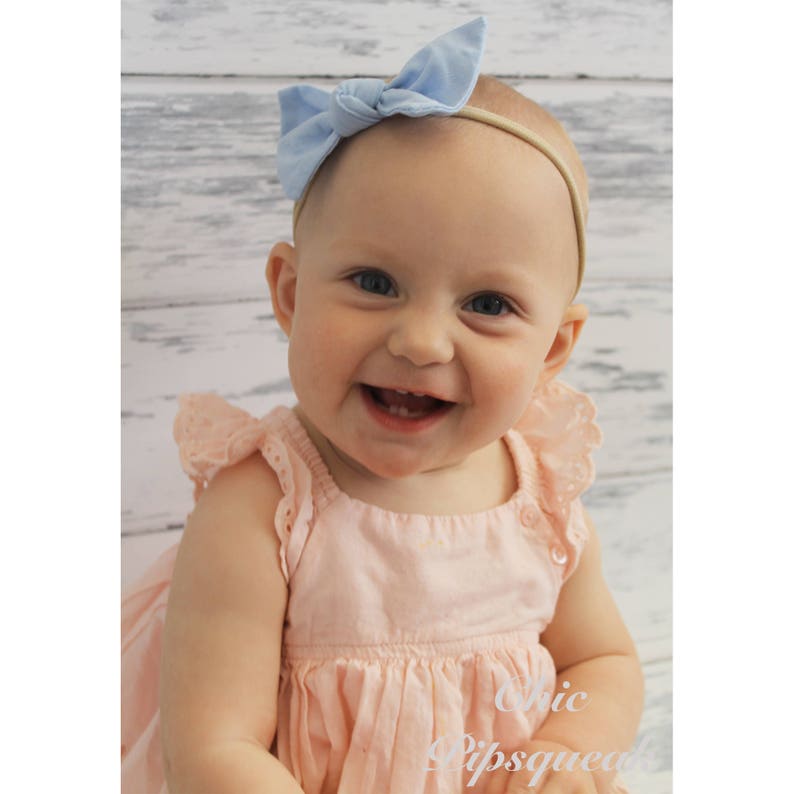 Canvas Knot Headband Knot Headband Baby Nylon Headband Canvas Baby Headband Baby Headband Nylon Knot Headband Baby Knot Headband