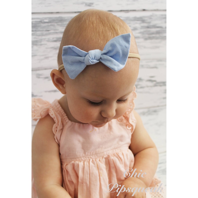 Canvas Knot Headband Knot Headband Baby Nylon Headband Canvas Baby Headband Baby Headband Nylon Knot Headband Baby Knot Headband