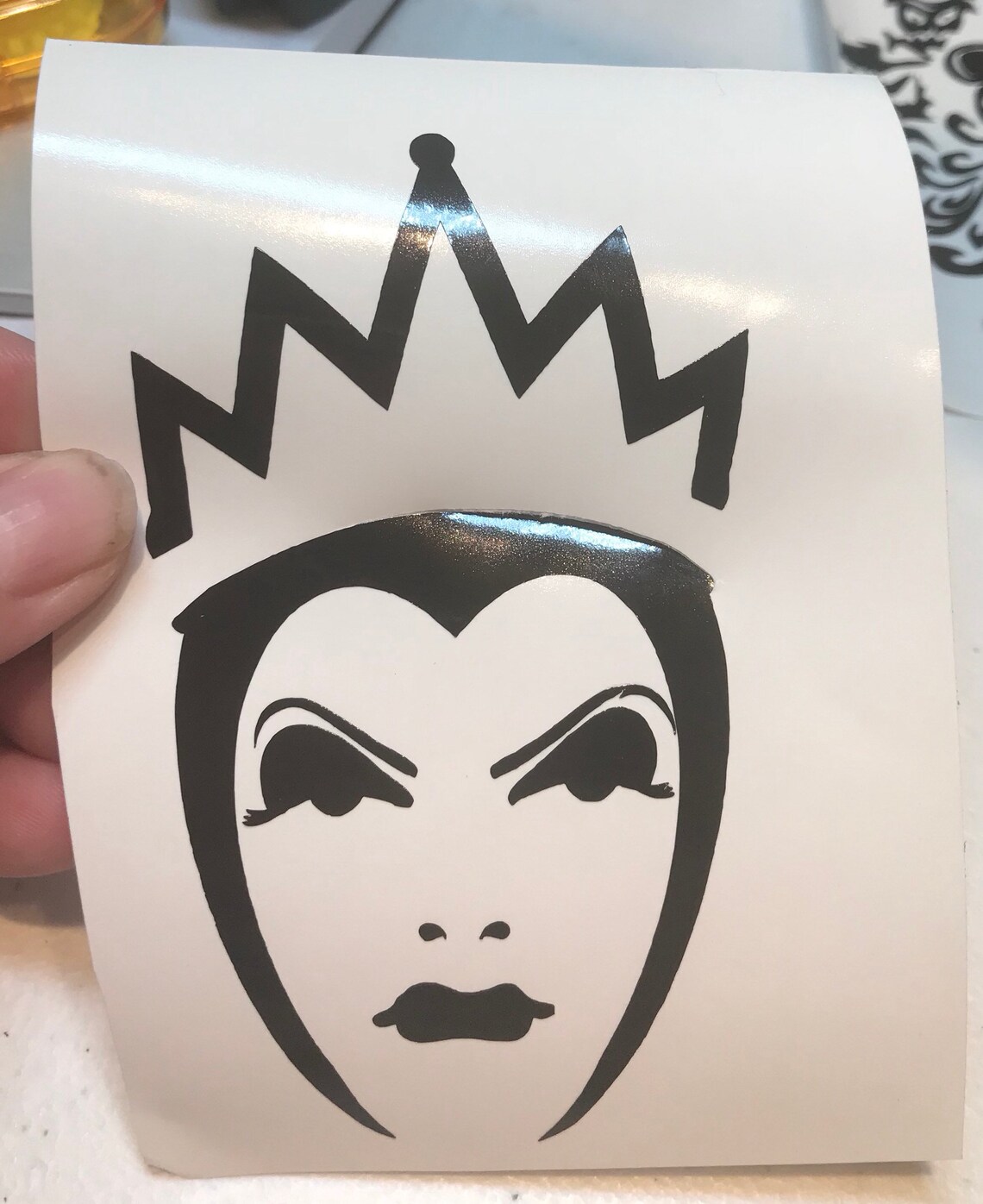 Evil Queen Decal Car Decal / Car Window Decal / Window Decal / Etsy
