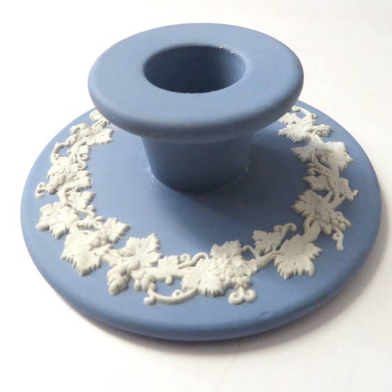 ウェッジウッド ジャスパー 燭台（キャンドルスティック） キャンドル