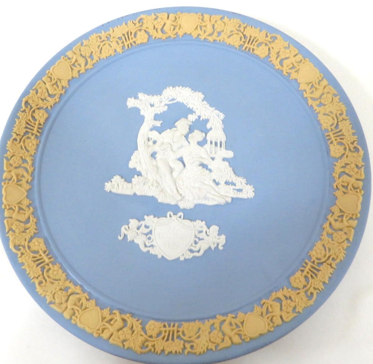  ジャスパー 1989 バレンタイン プレート Wedgwood ジャスパー 1989 バレンタイン プレート