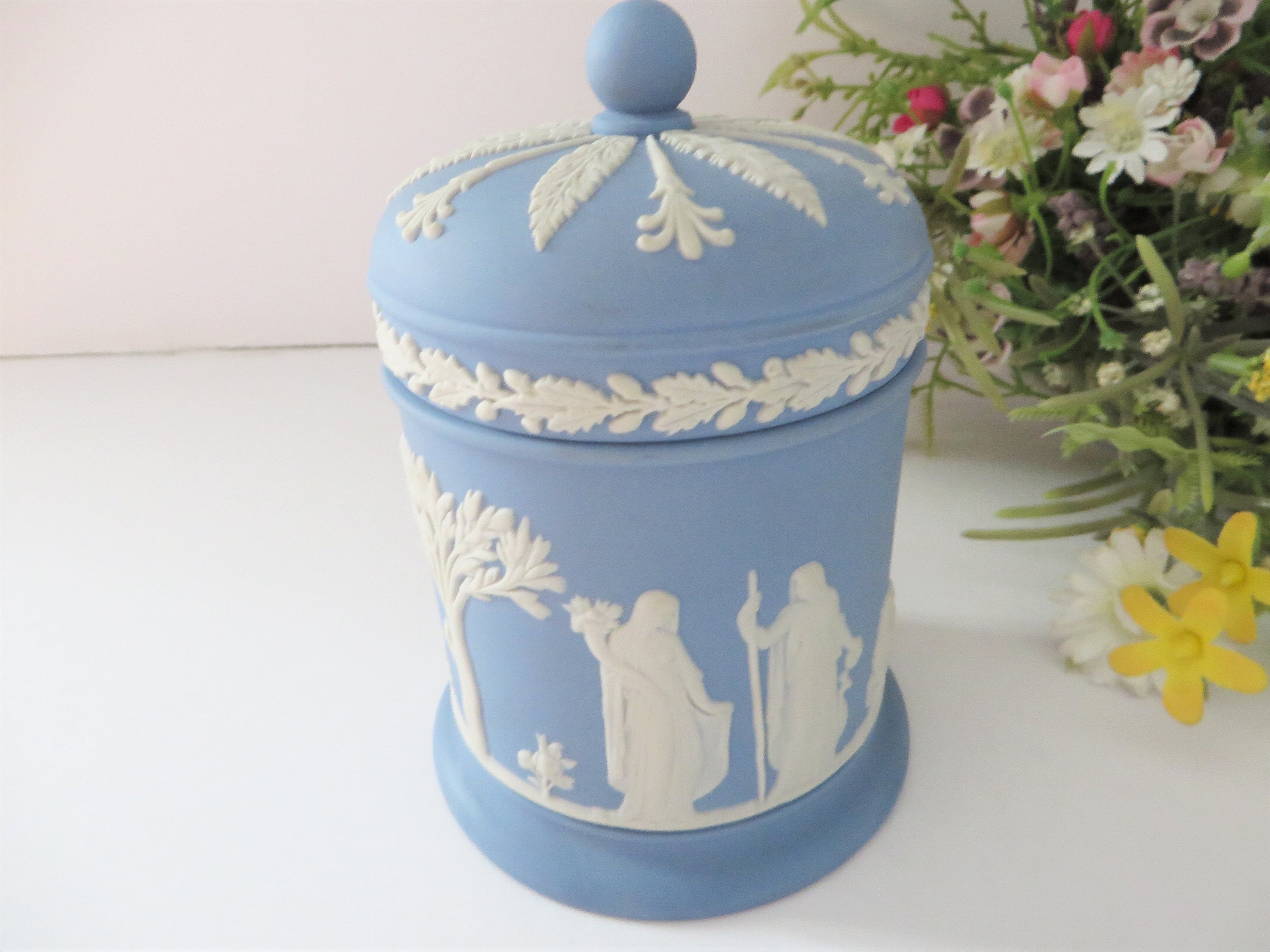 ウェッジウッド ジャスパー 小物入れ キャニスター 2個 まとめ売り