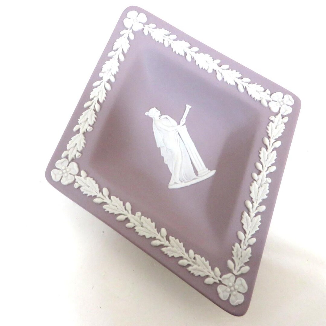 英国ヴィンテージ ウェッジウッド ジャスパーウェア製 オーバル