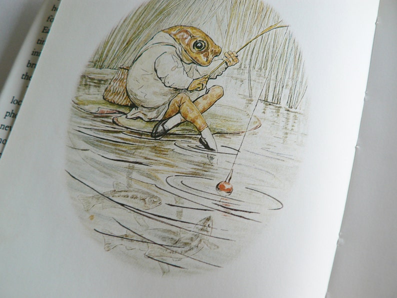 Beatrix Potter 1987 Tale of Jeremy Fisher vintage book, Beatrix Potter book, Toddler gift, Children's books, Baby keepsake, Baby gift, Baby image 3