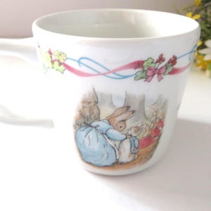 Beatrix Potter Peter Rabbit mug by Wedgwood 1980's