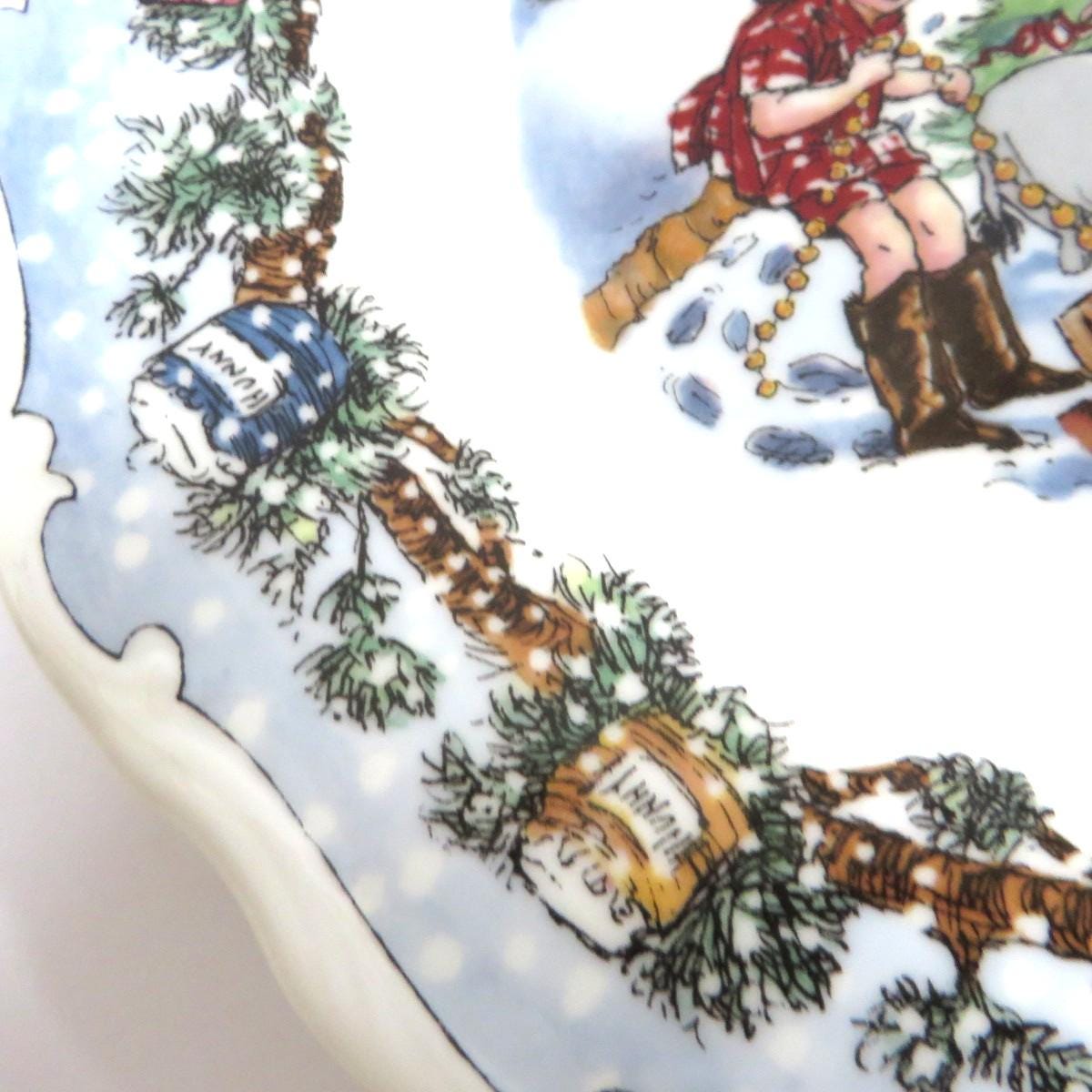 ロイヤルドルトン くまのプーさん クリスマスプレート - Etsy 日本
