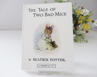 Beatrix Potter 1984 Tale of two bad mice vintage book, Stocking filler, Beatrix Potter story, Bedtime story, Mice