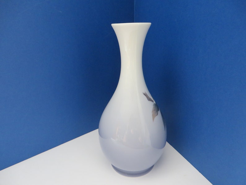 Royal Copenhagen vintage 1960/'s blue floral vase