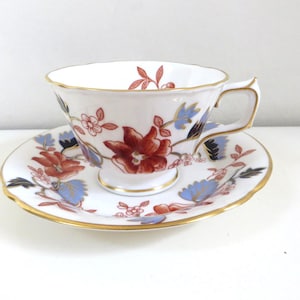 Vintage Royal Crown Derby 1960&#39;s  Beaumont  bone china Teacup & Saucer