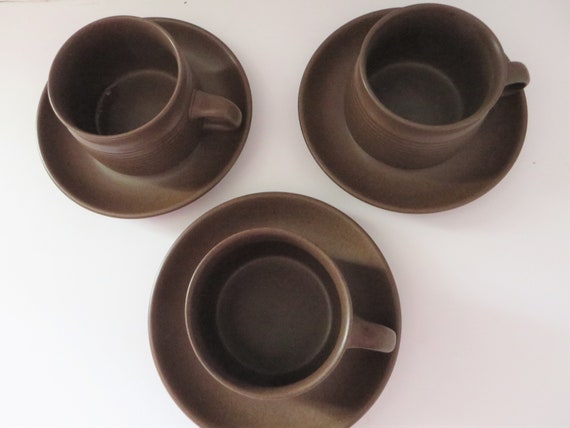 Post Free UK Denby Mayflower Tea Cups & Saucers Pair £12.99 Post Free UK Denby Mayflower Tea Cups & Saucers Pair £12.99