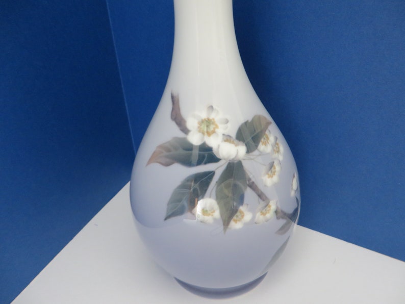 Royal Copenhagen vintage 1960/'s blue floral vase
