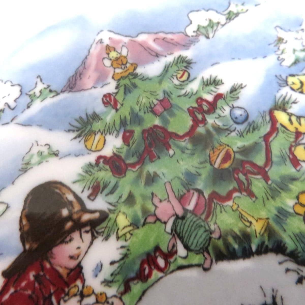 ロイヤルドルトンのくまのプーさんのクリスマスプレート - Etsy 日本