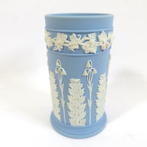 Wedgwood Jasperware Blue Vase - Etsy