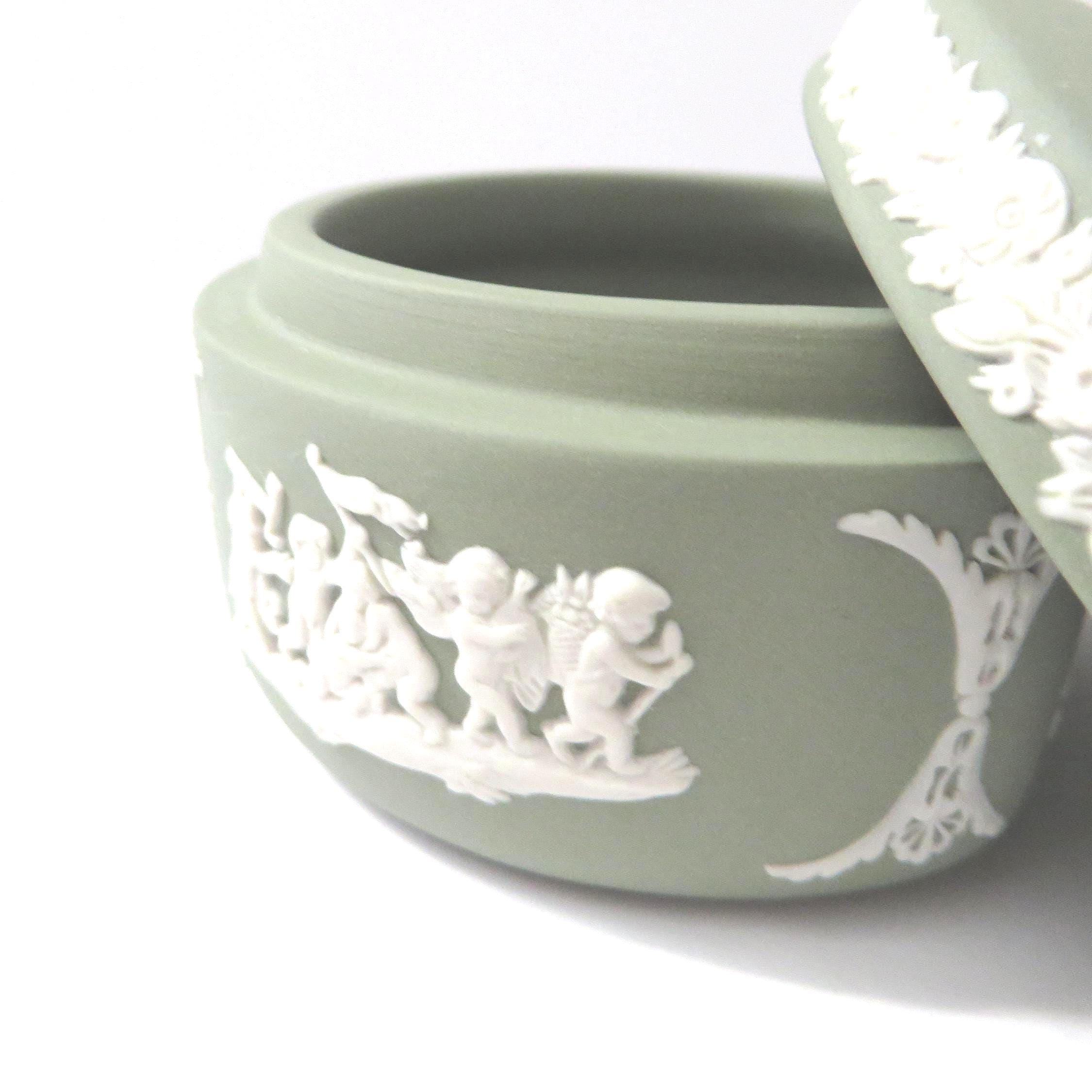 ウェッジウッド 小物入れ オーバルボックス ジャスパー WEDGWOOD