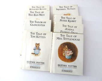 Beatrix Potter Book collection 1972, Baby gift, Crafting, Story books