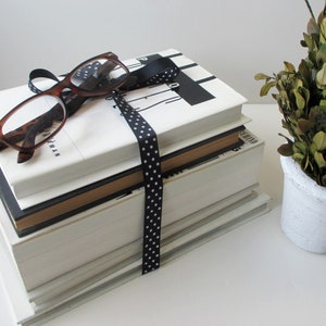 White and Black / Gray Scale Instant Library. Collection of Vintage Books for the Adventurous Reader or Clever Stylist. Neutral old books.