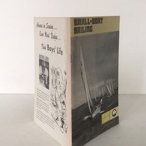 Vintage Boy Scouts Merit Badge Pamphlet: Small Boat Sailing. Boy Scouts of America 1970s Pamphlet on Sailing, Safety, and Boat Maintenance.