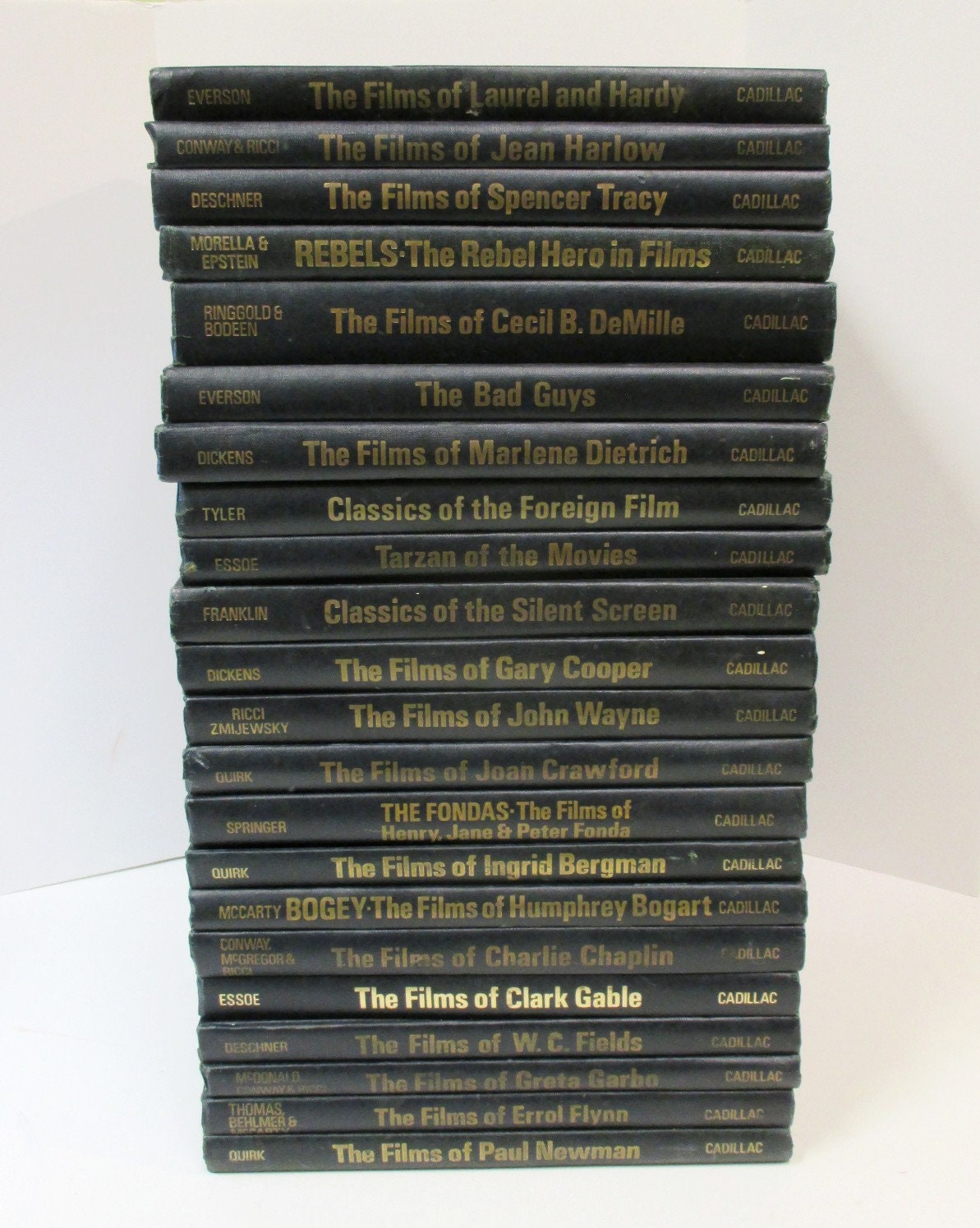 Vintage Hollywood Movie Star Book Set: 1960s-70s Film History - Etsy