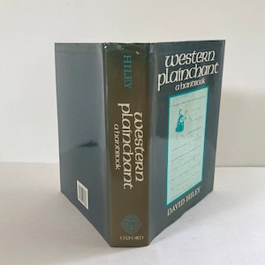 Western Plainsong: A Handbook by David Hiley. RARE Vintage Music History Book. Roman Catholic Music Tradition. Gregorian Chant.