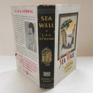 Sea Wall by L. A. G. Strong. Vintage Literature, Fiction Novel. Coming of Age, Mystery, Small Town Book. Cozy Novel.
