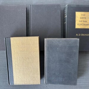 Black and Gold Vintage Book Collection: Instant Library Decor image 3