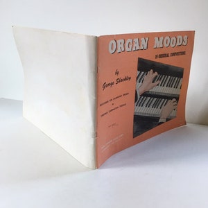 Organ Moods: 15 Original Kompositionen von George Shackley. Vintage Orgel Musik Buch. Orgel musik, Notenbuch. Organspiel.
