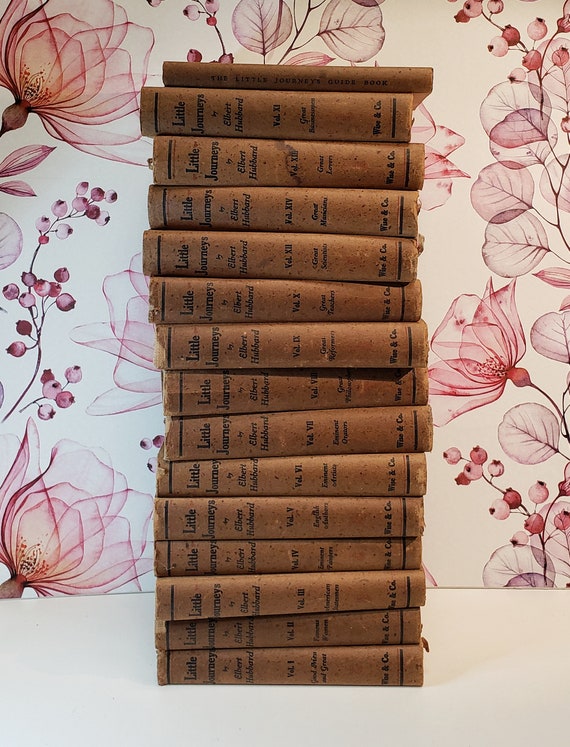 Little Journeys by Elbert Hubbard, 15 Volume Set, Roycroft Press