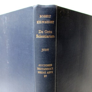 Medieval Book by Robert Kilwardby, Archbishop of Canterbury 13th Century. Rare &quot;De Ortu Scientiarum&quot; or The Rising Sciences. Latin & English