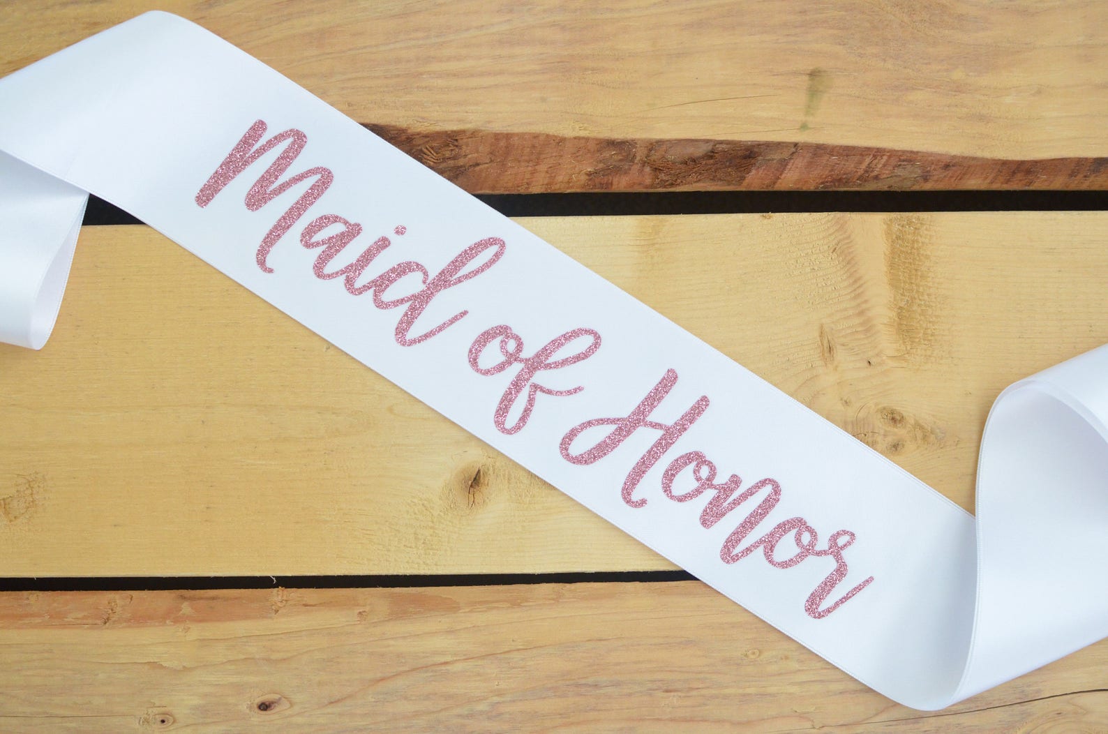 Maid of Honor Sash Maid of Honor Gift Bride to Be Sash Etsy