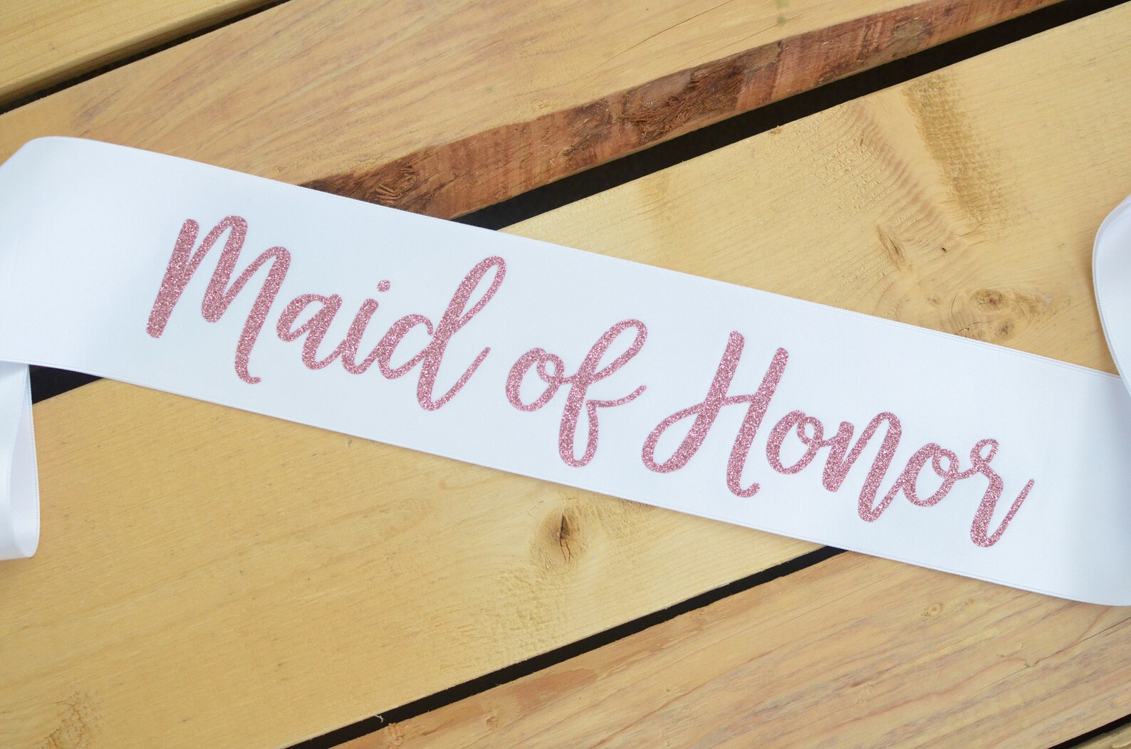 Maid of Honor Sash Maid of Honor Gift Bride to Be Sash Etsy