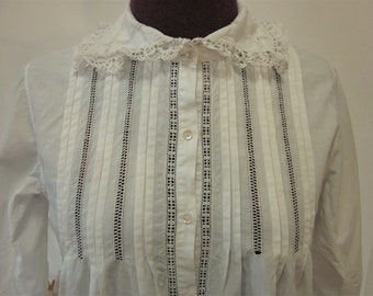 Ravissante blouse Victorienne monogrammée "I. G."Début 1900