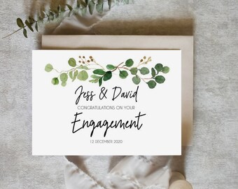 Botanical Engagement Card | C25