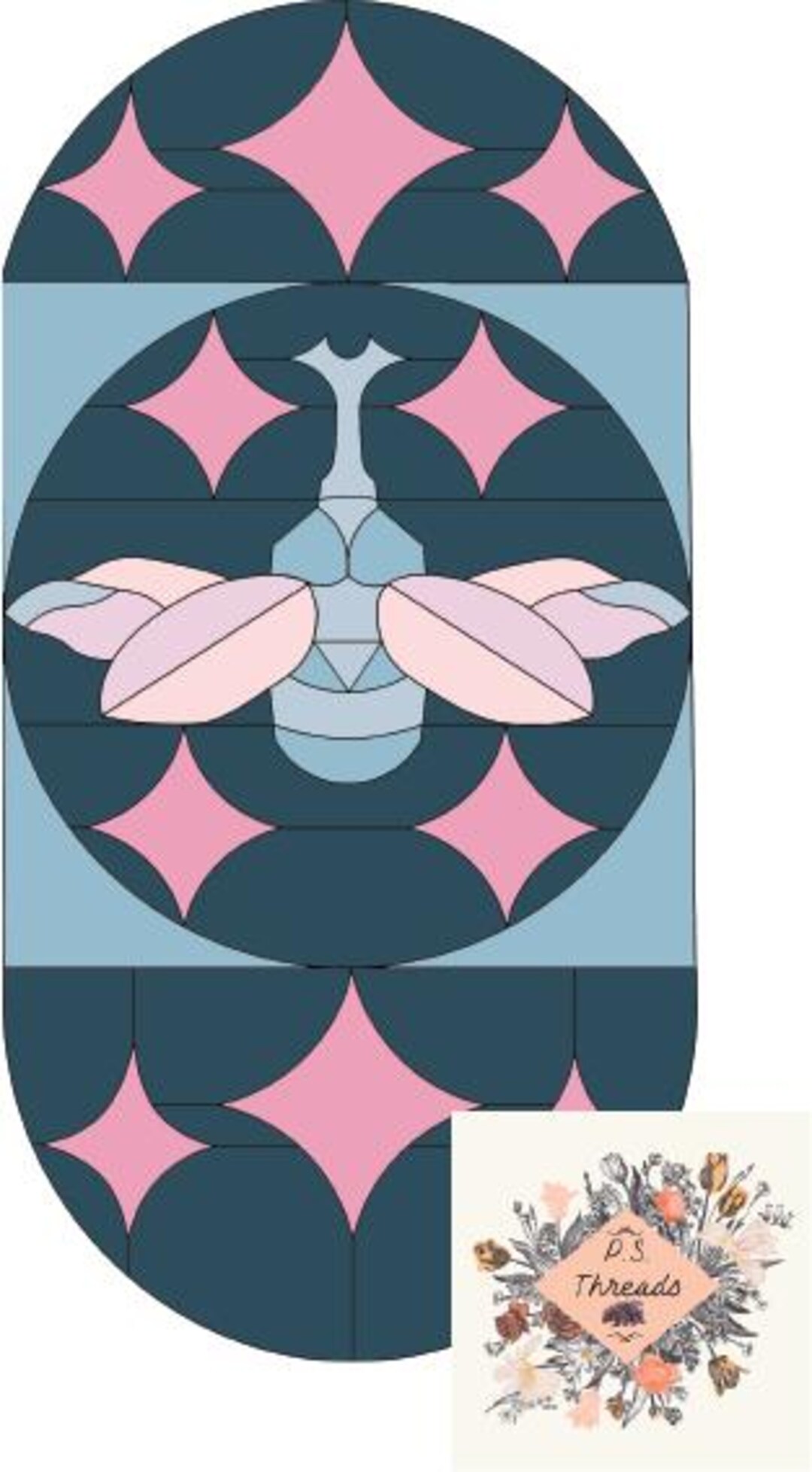 Beetle Quilt Block EPP Pattern – English Paper Piecing (PDF Download ...
