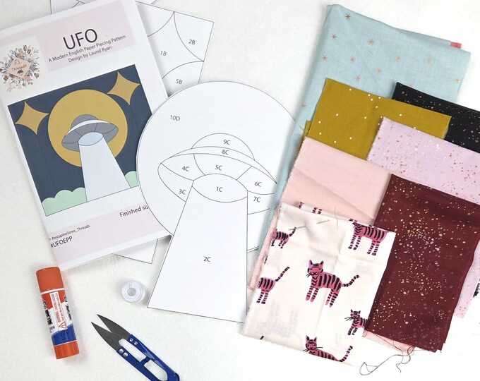 UFO Modern EPP Box Kit EPP Pattern - Etsy