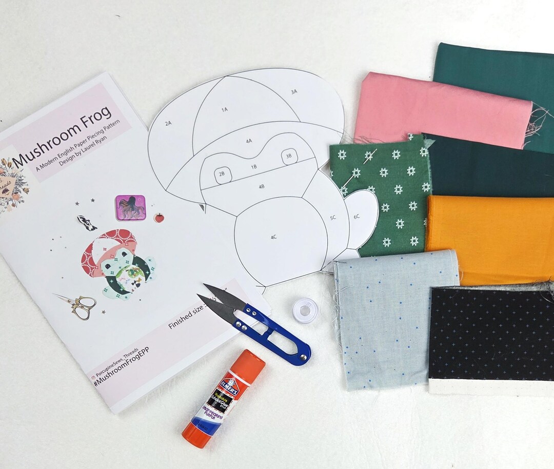 Mushroom Frog Modern EPP Box Kit EPP Pattern - Etsy
