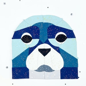 Seal Quilt Block Pattern, English Paper Piecing (PDF Pattern)