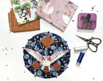 Tiny Owl Quilt Block Pattern – English Paper Piecing (PDF Pattern)
