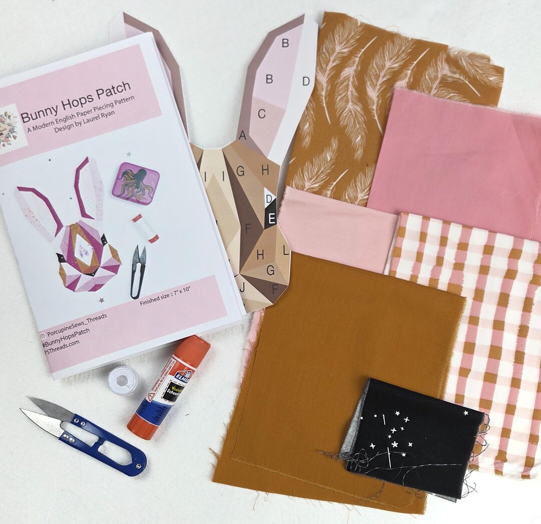 EPP Rabbit Modern EPP Box Kit EPP Pattern - Etsy