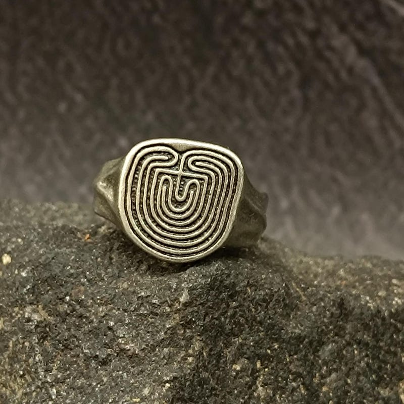 Labyrint Ringe Pakning Labyrinth Rings - Etsy