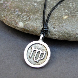 Sterrenbeelden ketting, sterrenbeelden lederen ketting hanger heren dames dierenriem ketting astrologie ketting horoscoop sieraden verstelbaar