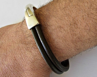 MENS LEATHER BRACELETS