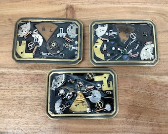 Steampunk Accessoire, Gürtelschnalle aus Leder