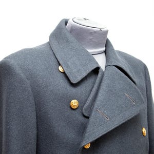 USSR ORIGINAL UNIFORM 1990s Parad Cossack Officer overcoat of Ukrainian Army X-Large 52-3 image 6
