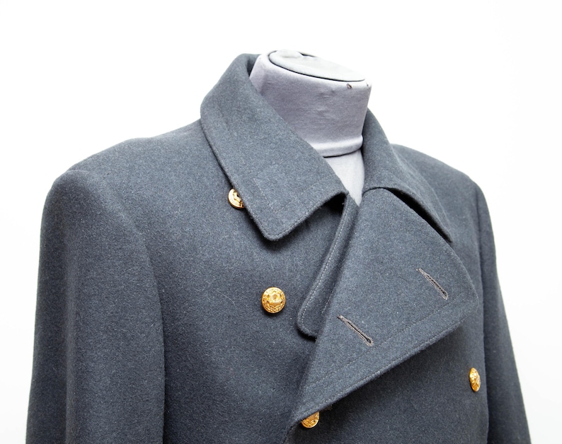 USSR ORIGINAL UNIFORM 1990s Parad Cossack Officer overcoat of Ukrainian Army X-Large 52-3 image 6