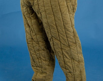 WW2 Soviet Army Quilted Pants, Military Surplus Uniform